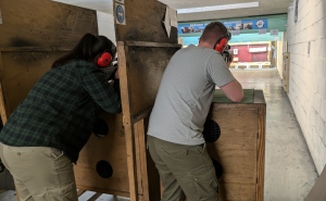 Indoor range shooting providing a unique experience day