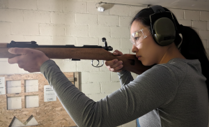 Professional shooting experience at a professional shooting range