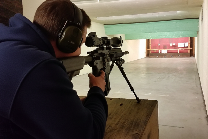 Sporting gun experience under supervised range conditions