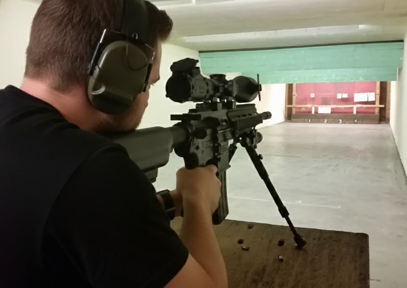 Sporting gun experience under supervised range conditions