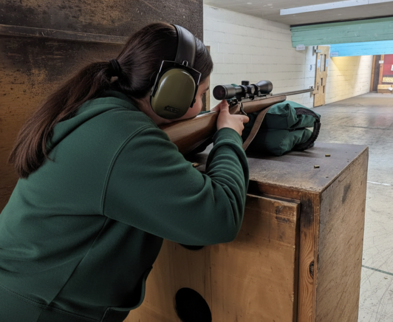 Sporting gun experience under supervised range conditions