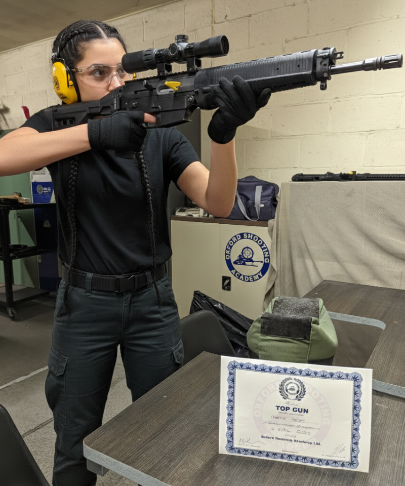 Tactical shooting drill for beginners and enthusiasts