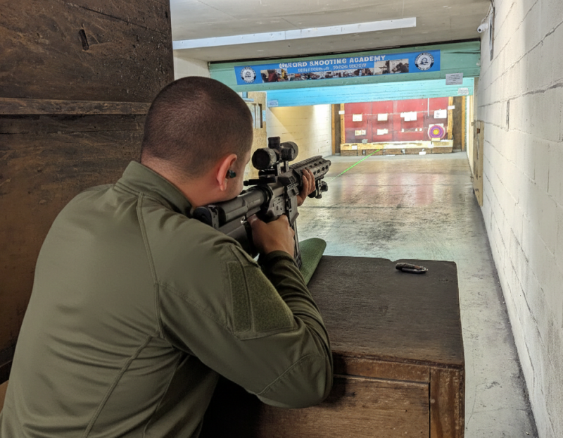 Indoor range shooting providing a unique experience day