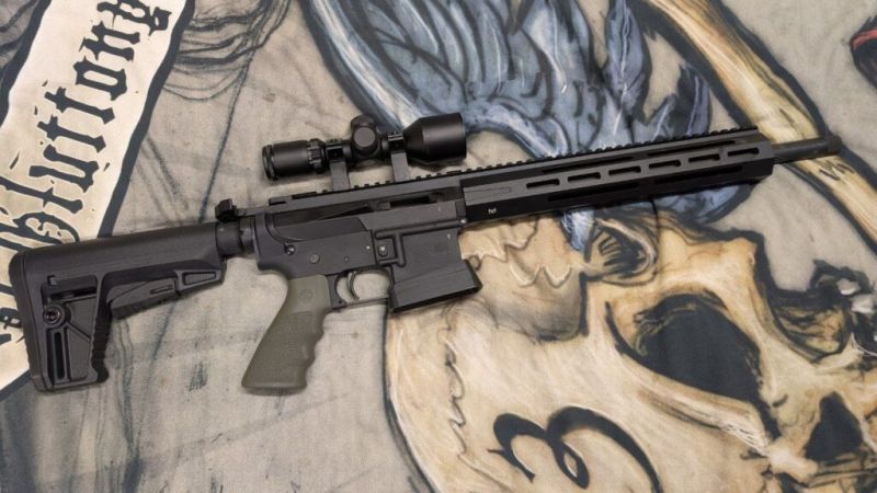 Firearms training session using various sporting firearms