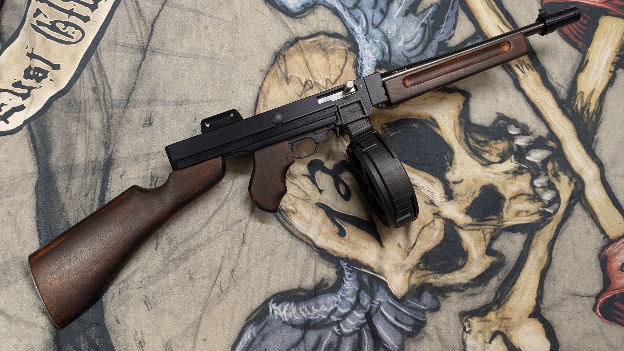 Historic rifle display with expert safety instruction
