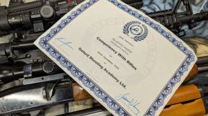 One of our certificates